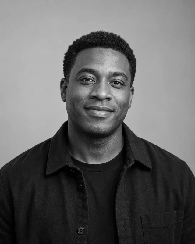 AI-generated demo portrait of fictional team member Daniel Brooks