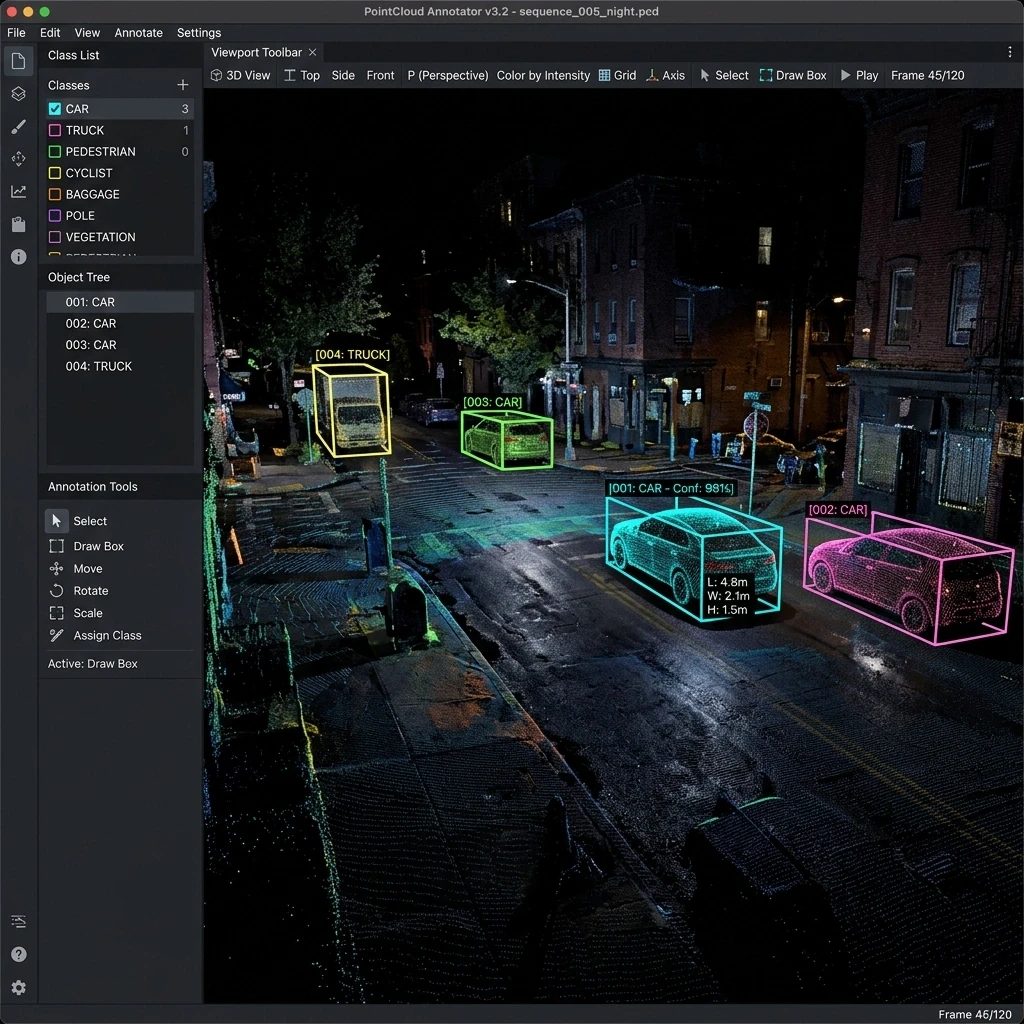 High-Density 3D LiDAR & Multi-Sensor Fusion Pipelines
