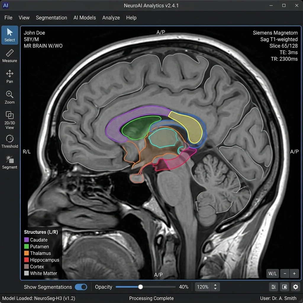 Clinical-Grade DICOM CT & Volumetric MRI Segmentation